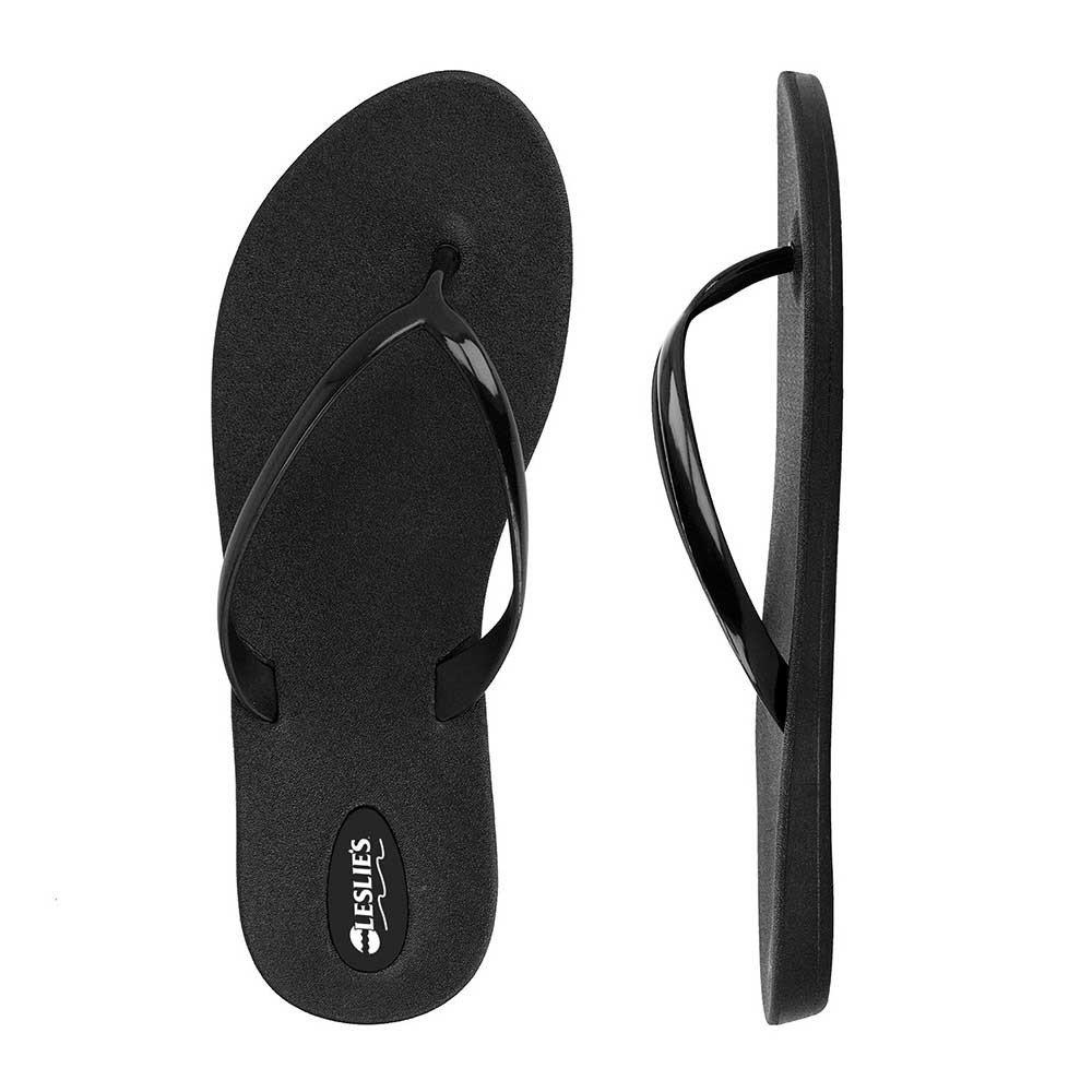 Okabashi Flip Flops Shoreline Black/Black, Size 10