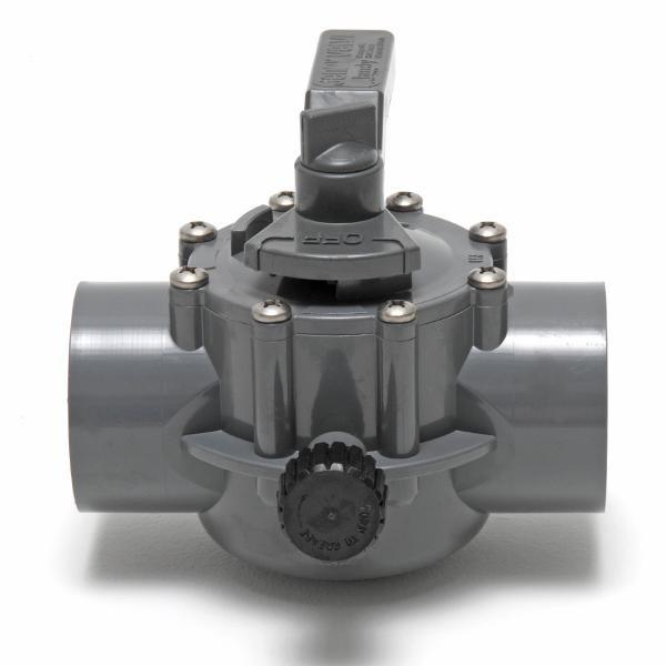 Jandy  Gray Two Port Valve 1 1/2in.-2in Positive Seal