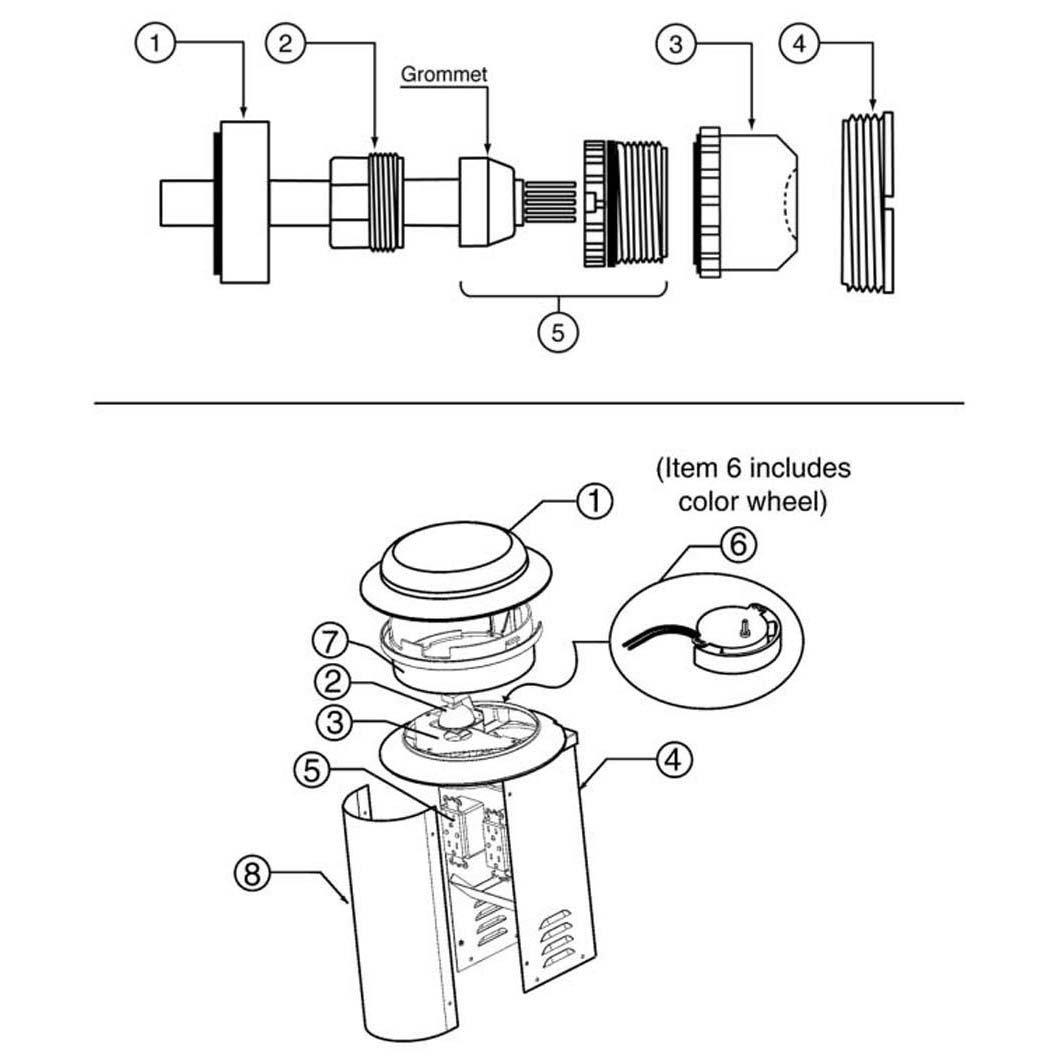 Pentair FIBERworks Light Photon Generator Parts