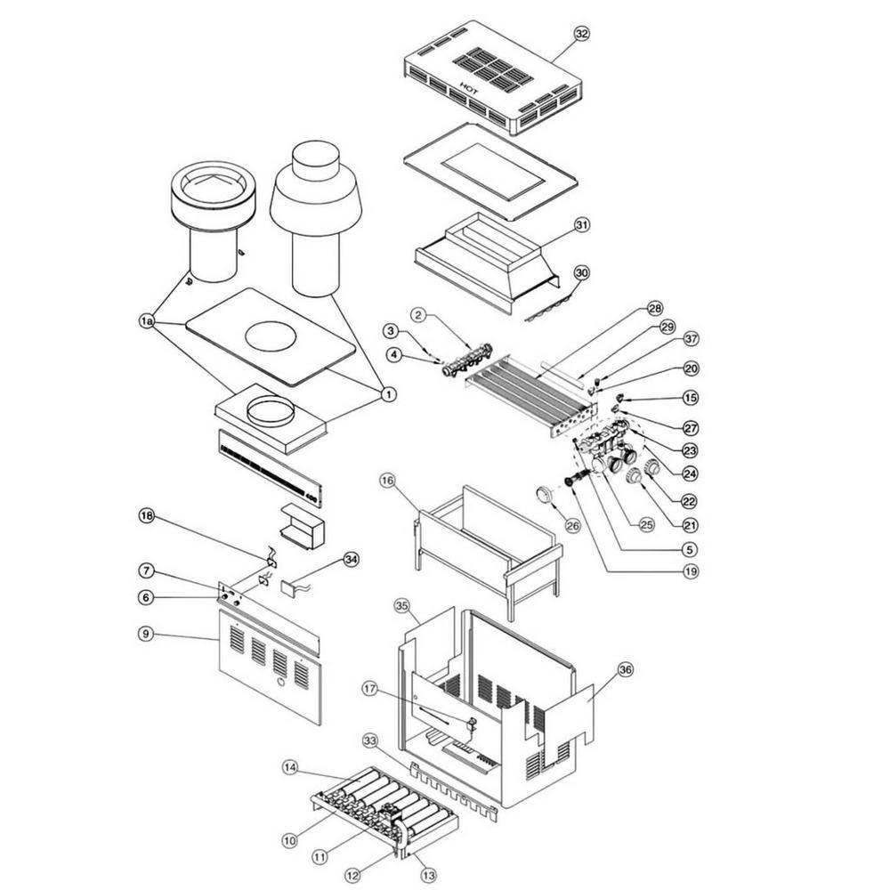 Pentair MiniMax CH Pool Heater Parts