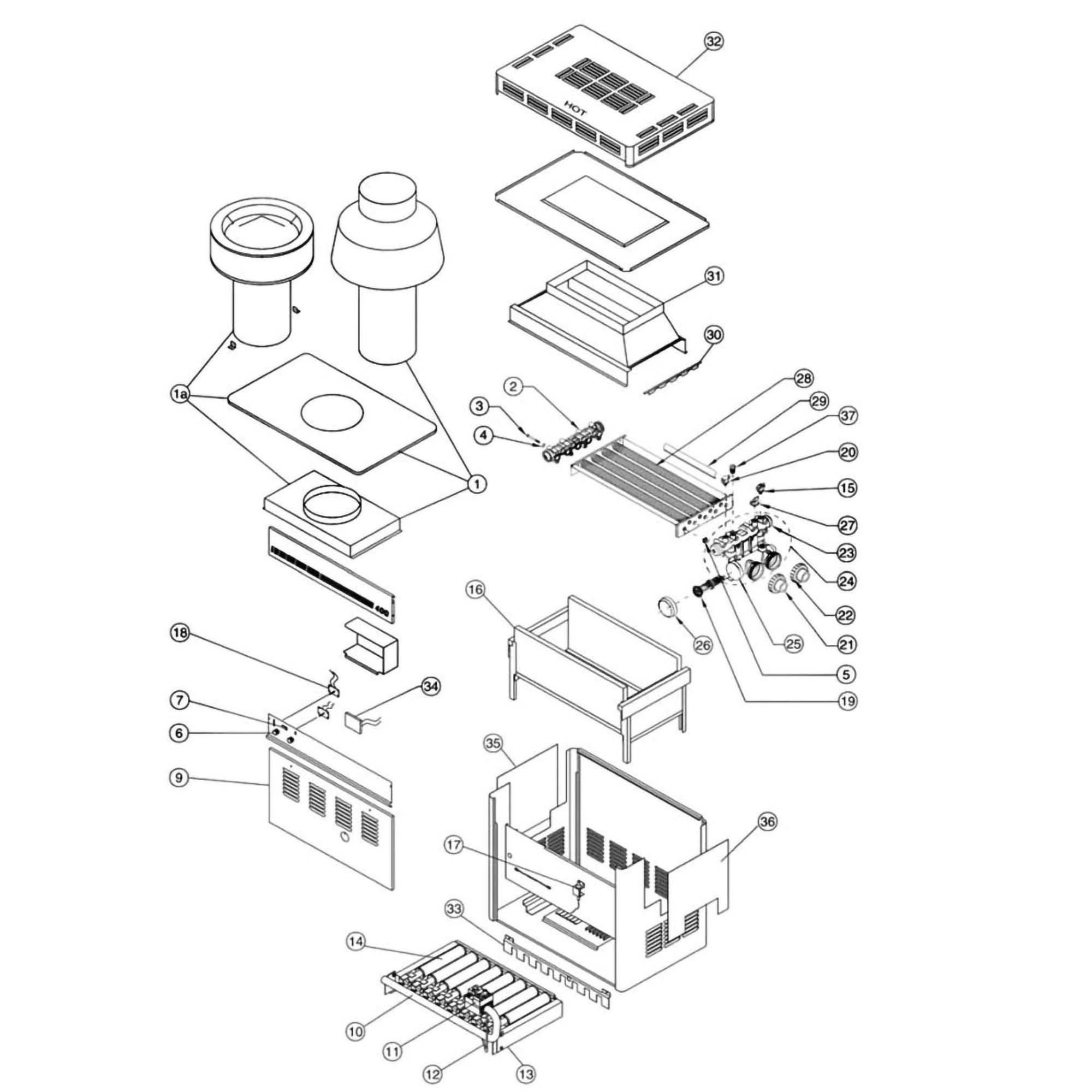 Pentair MiniMax CH Pool Heater Parts