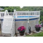 Vinyl Works Of Canada  Resin Above Ground Pool Fence Kit 3 Sections