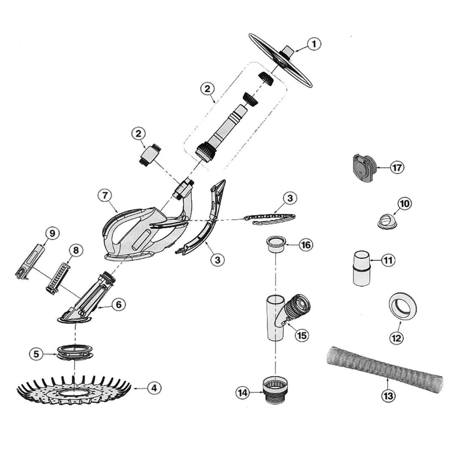 Pentair Kreepy Kruiser Pool Cleaner Parts, 2012