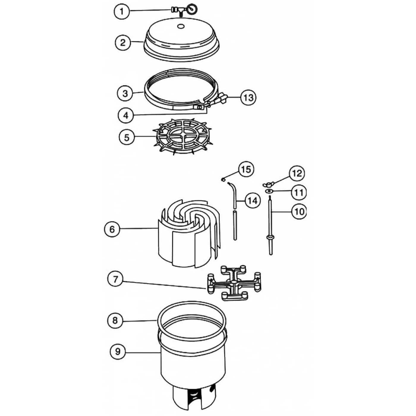 Pentair SM  SMBW 2000 Pool Filter Replacement Parts