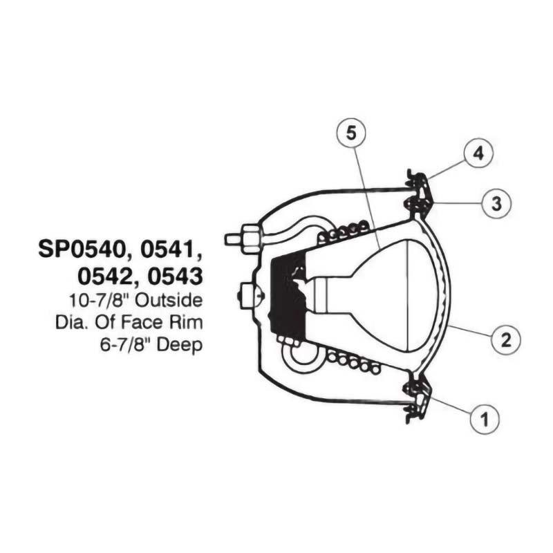 Hayward StarLite Series: SP0540, SP0541, SP0542, SP0543 Part Schematic