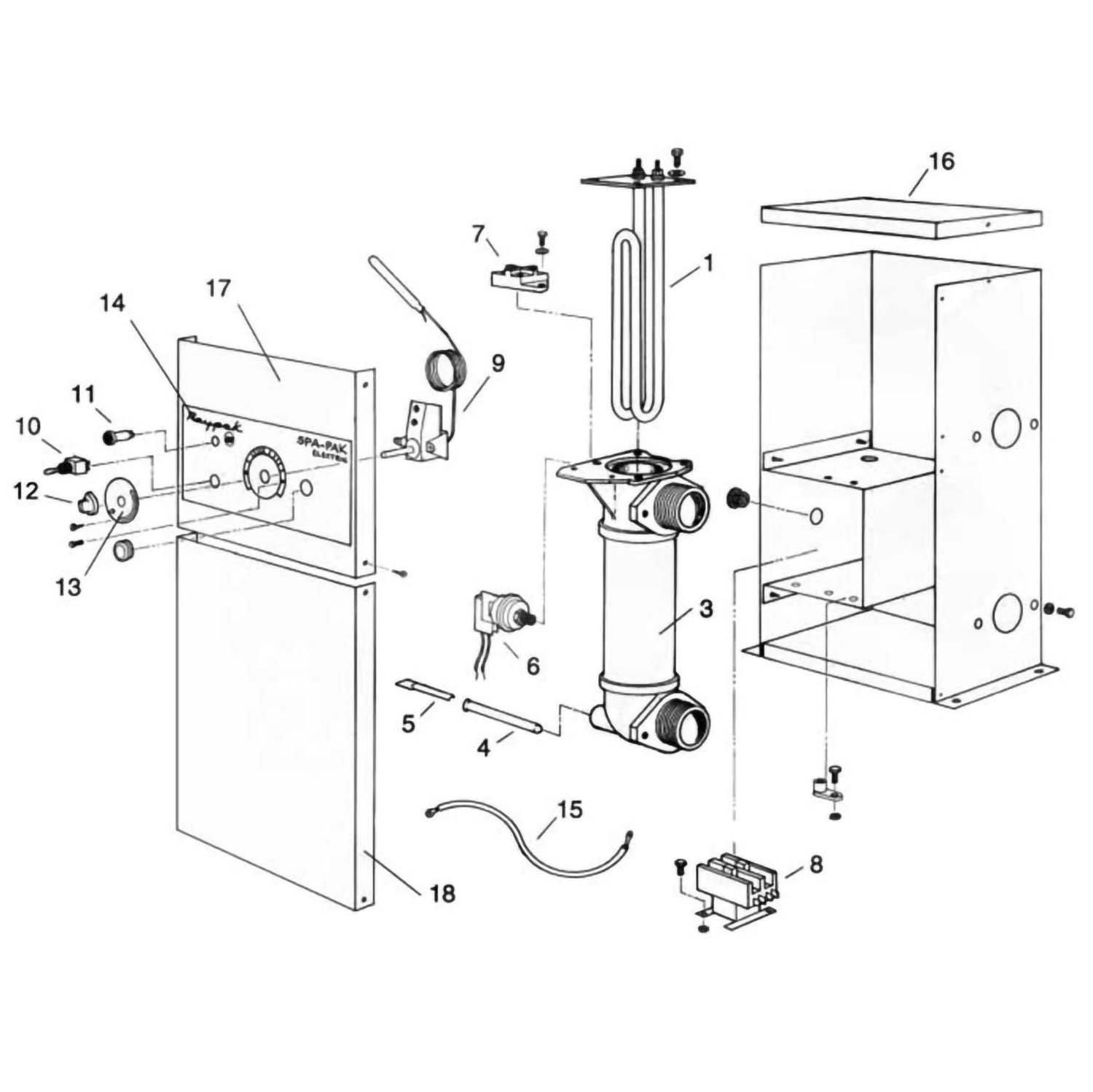 Raypak Heater 552-2  1102-2 ELS Heater Parts