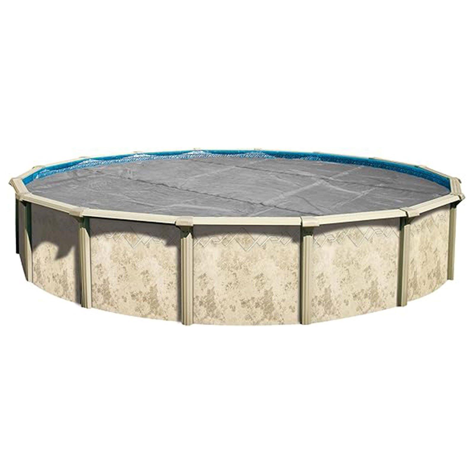 Ultra 21' Round Grey Solar Cover, 16 Mil