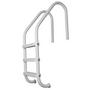 24" Residential 3-Step In Ground Ladder, Gray