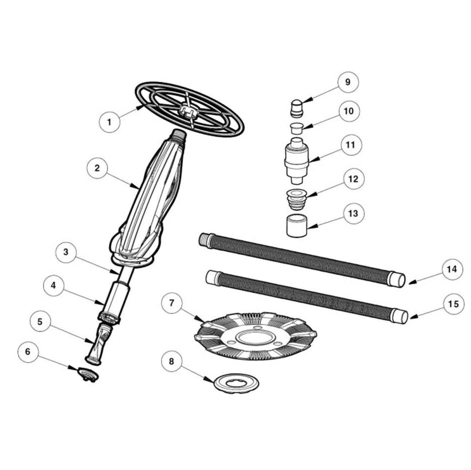 Hayward DV5000 / KingRay Pool Cleaner Parts In The Swim