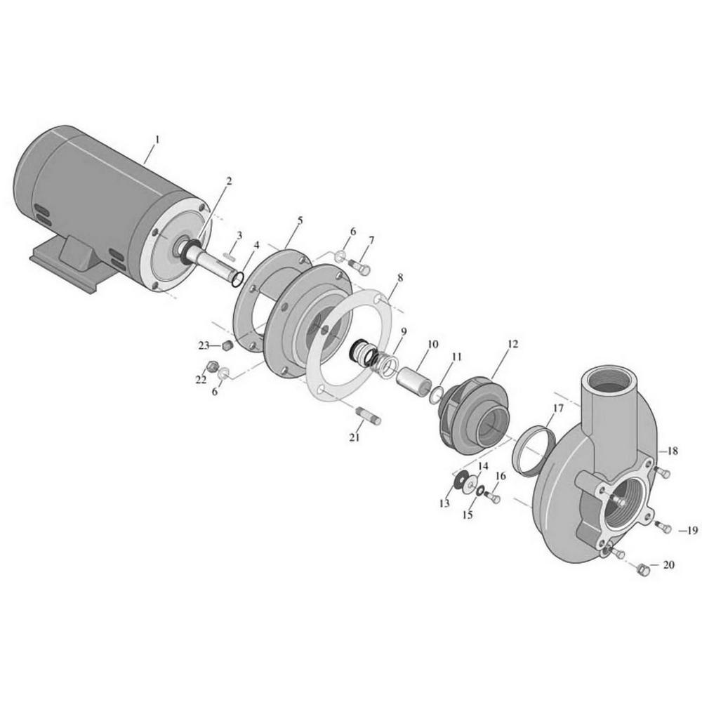 Sta-Rite CC/C Series - Centrifugal Pump Parts