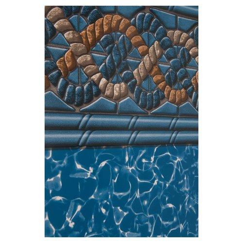 Unibead Round Mystri Gold 52 in. Depth Above Ground Pool Liner, 20 Mil