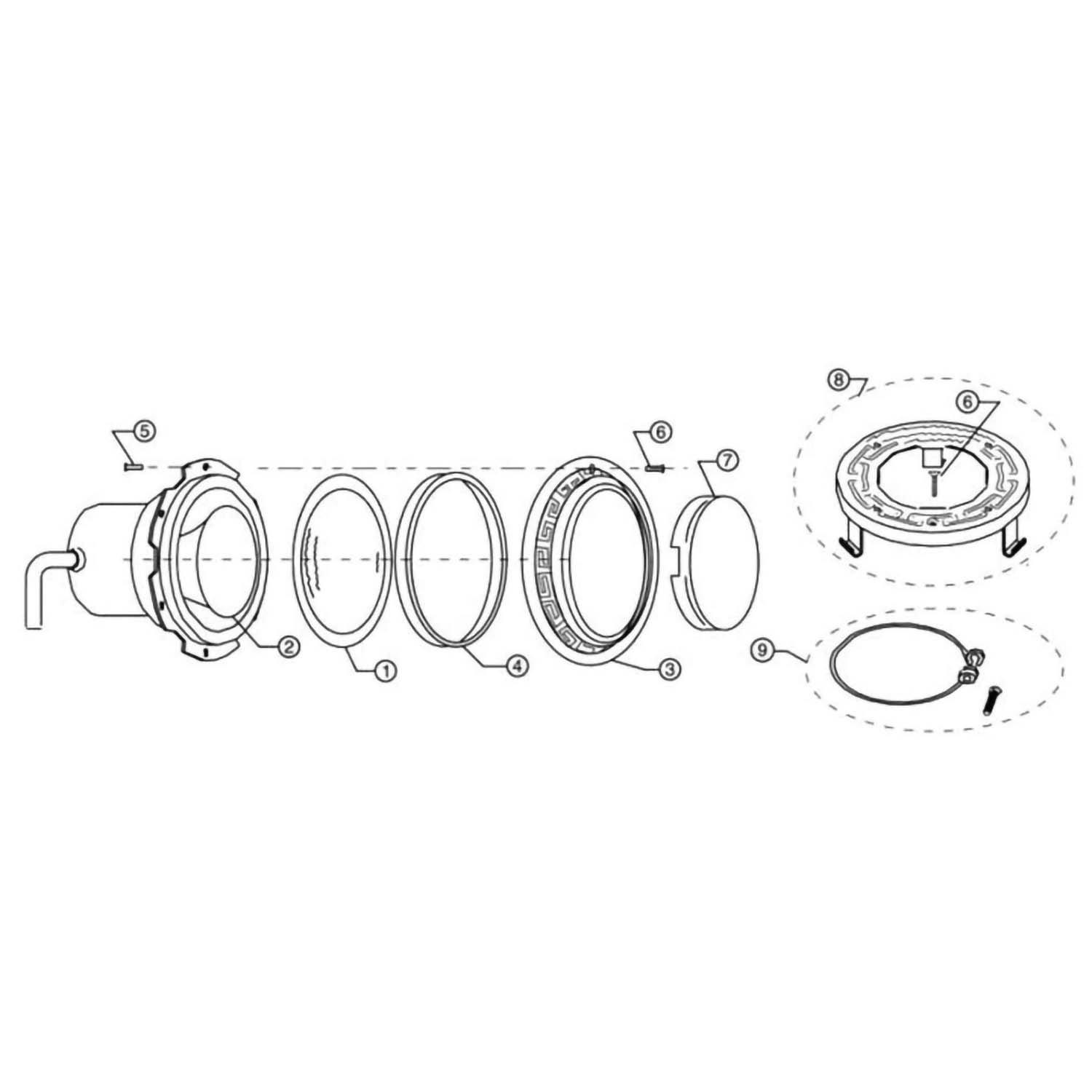Pentair AquaLight Spa Light Parts