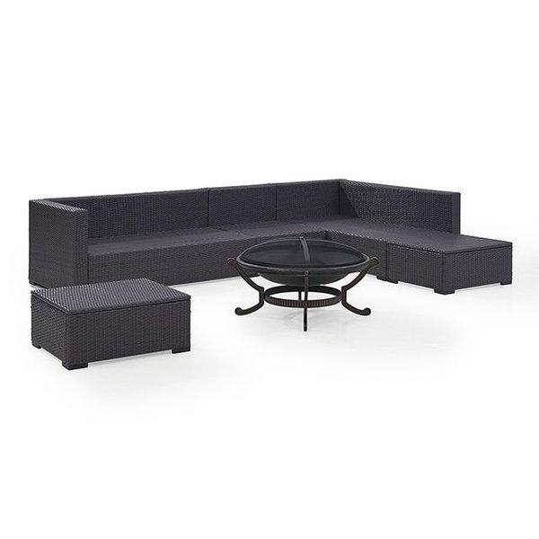 Crosley  BISCAYNE 7 PERSON WICKER SET