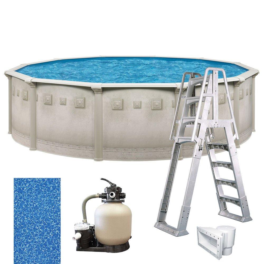 Resort Plus 21' x 52 Round Above Ground Pool Package