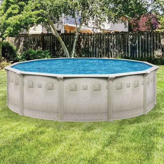 Resort Plus 15 X 52 Round Above Ground Pool Package