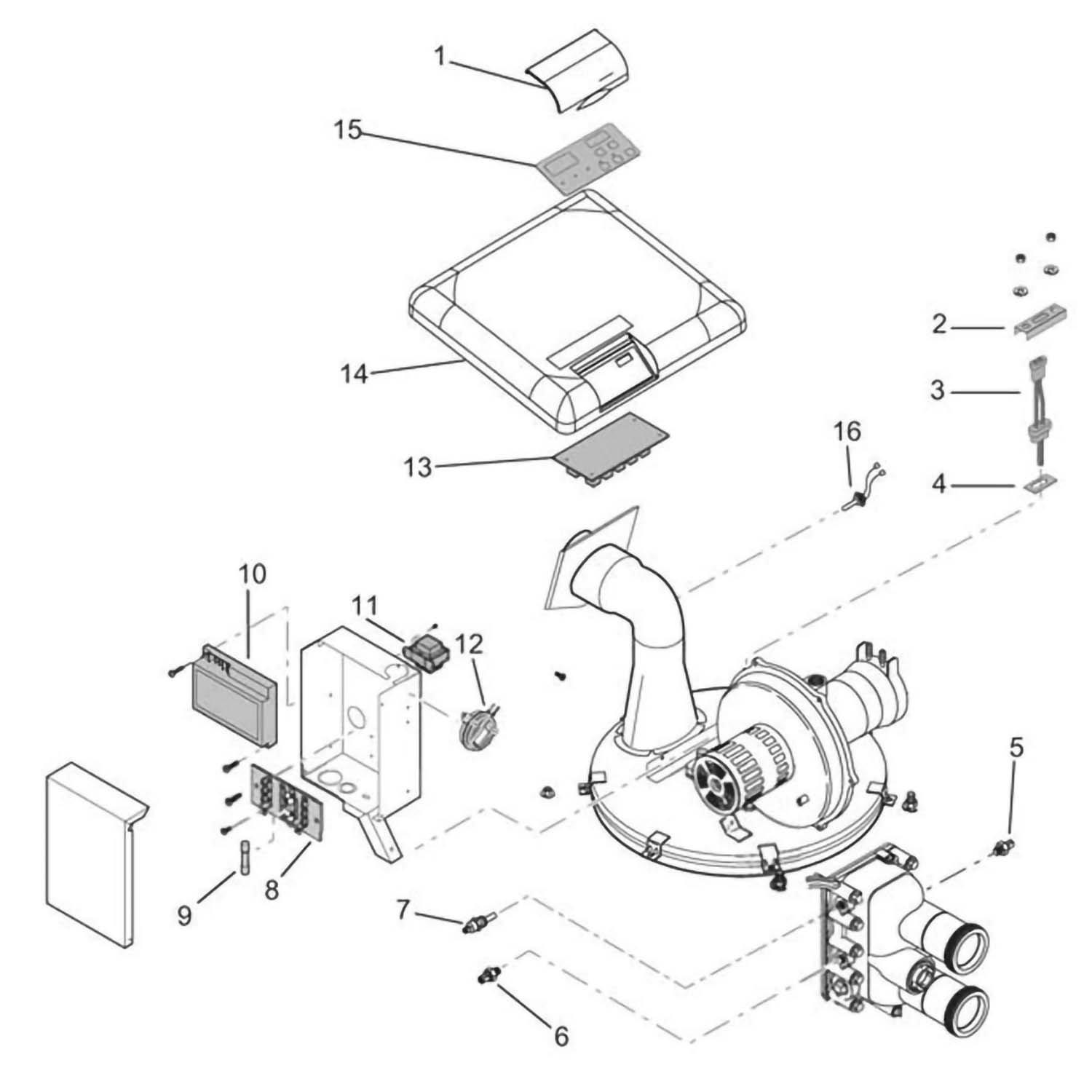 Pentair MasterTemp Heater Electrical System Parts