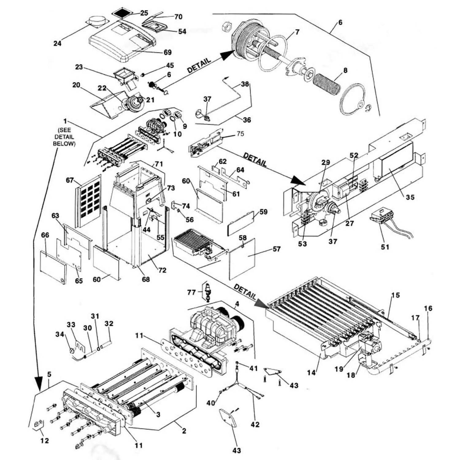 Jandy Laars LX/LT Pool Heater Parts