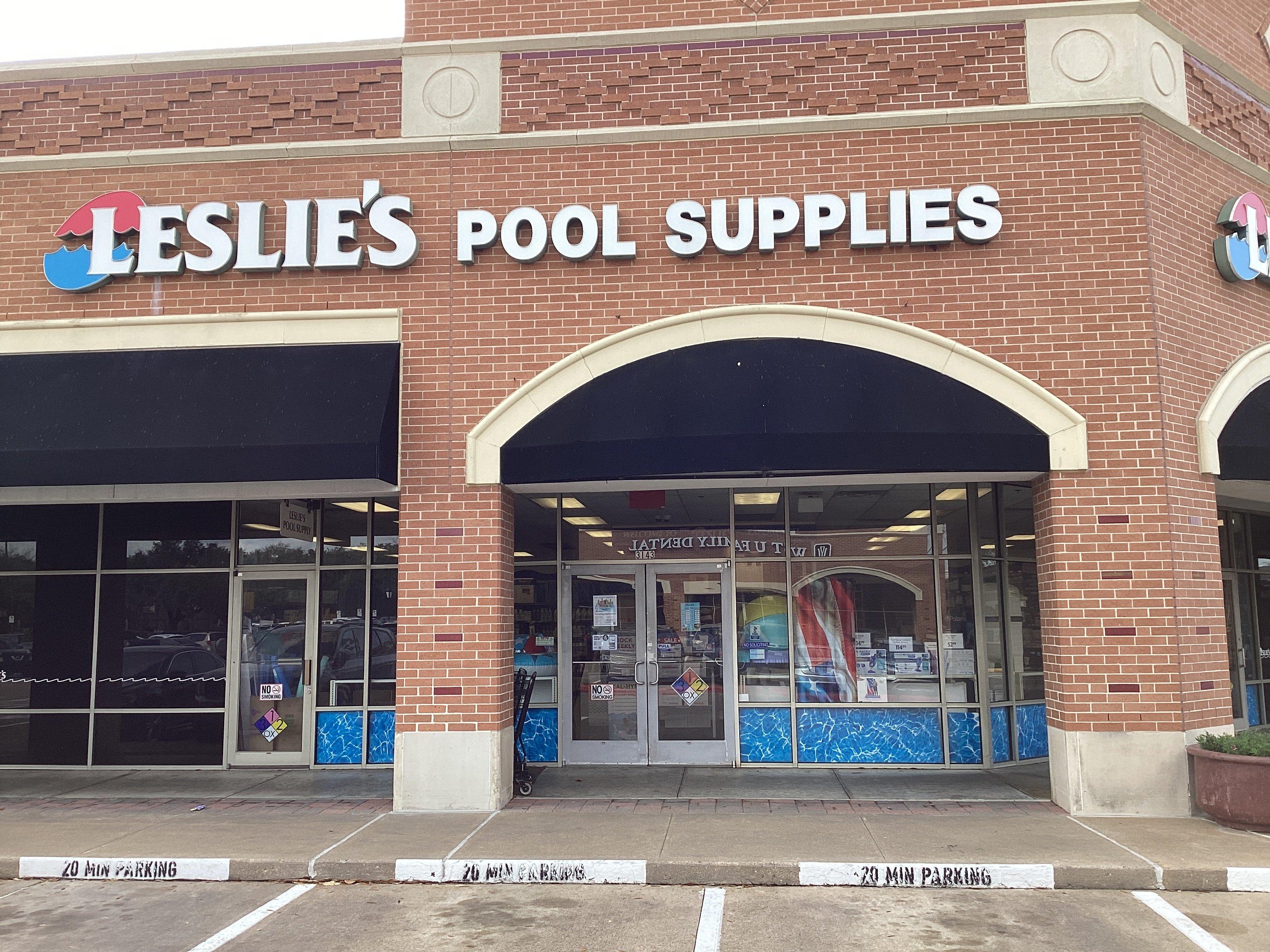 an image of a Leslie's storefront