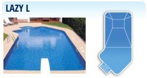 lazy l - inground pool shape