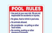 Pool & Spa Signs