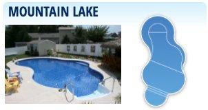 mountain lake - inground pool shape
