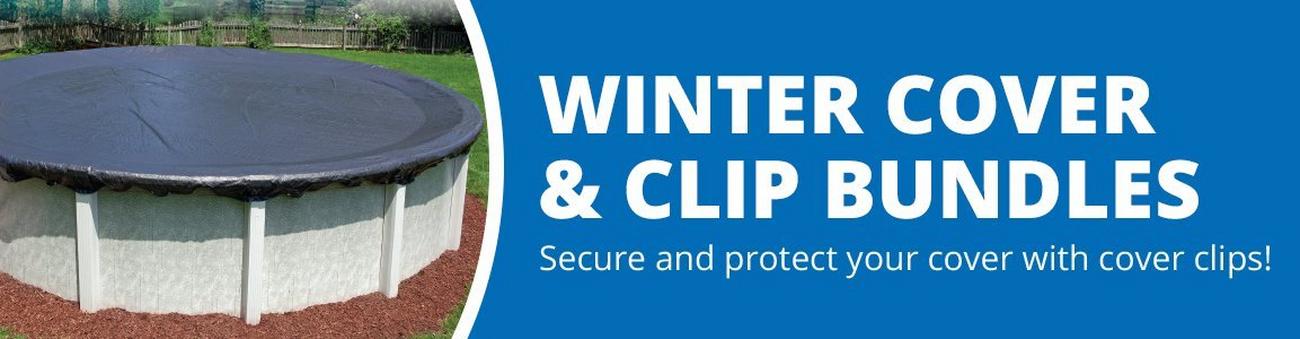 Prepare Your Pool With A Winter Cover And Clip Bundle!