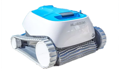 A Dolphin-brand automatic pool cleaner