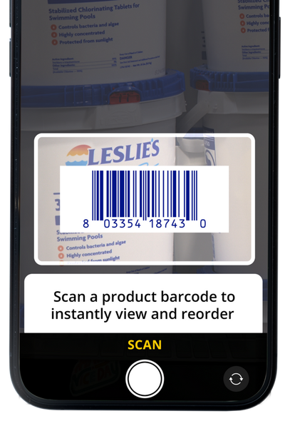 a picture of a mobile phone scanning a barcode
