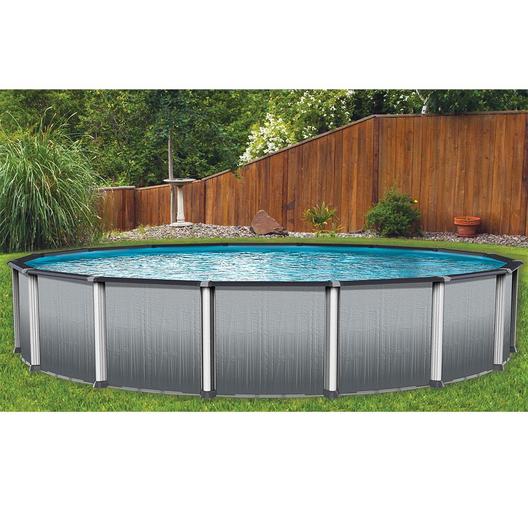 Weekender Premium 24 Round Above Ground Pool Package with Upgraded 16 Sand Filter System