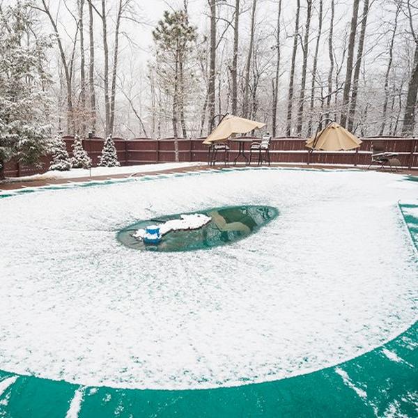 An image of Winter Pool Covers: Water, Ice and Snow