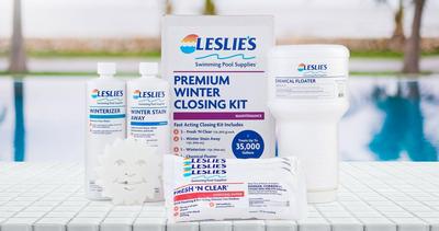 an assortment of winterizing chemicals