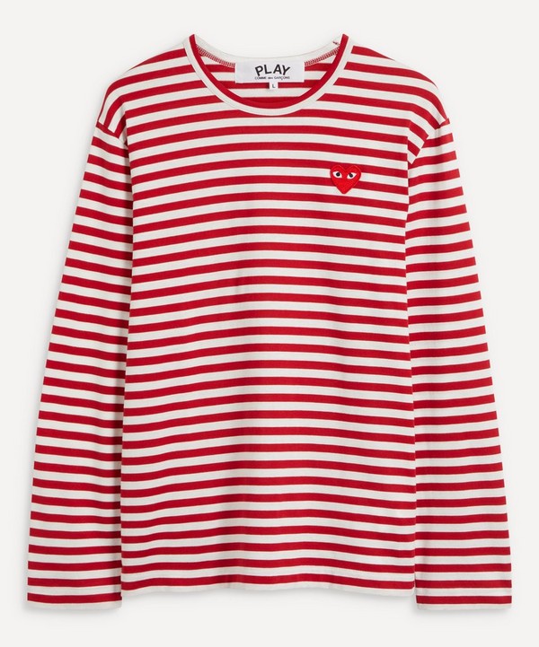 Comme des Garçons Play - Long Sleeve Stripe Cotton T-Shirt