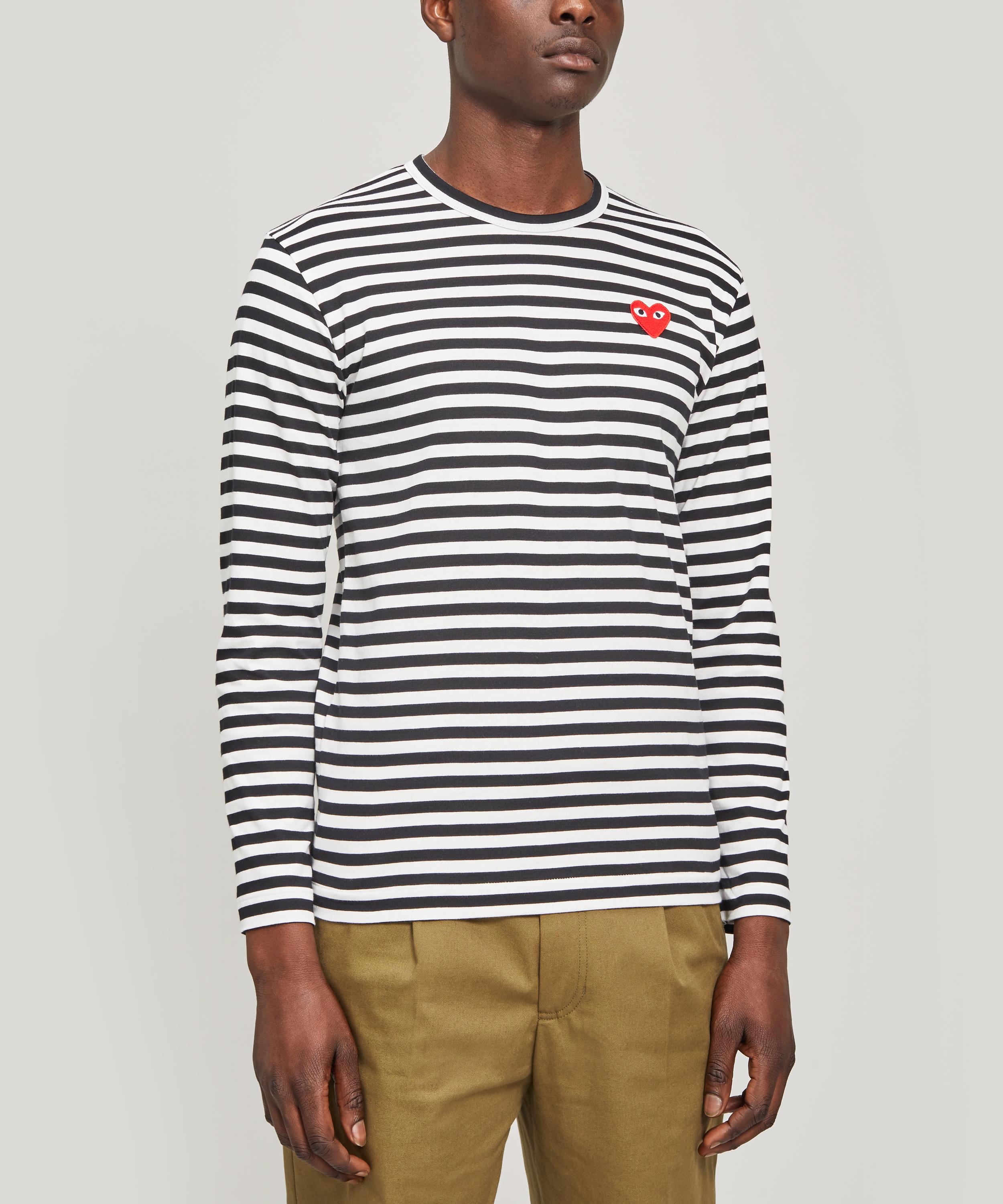 Comme de garcon play cheap striped shirt