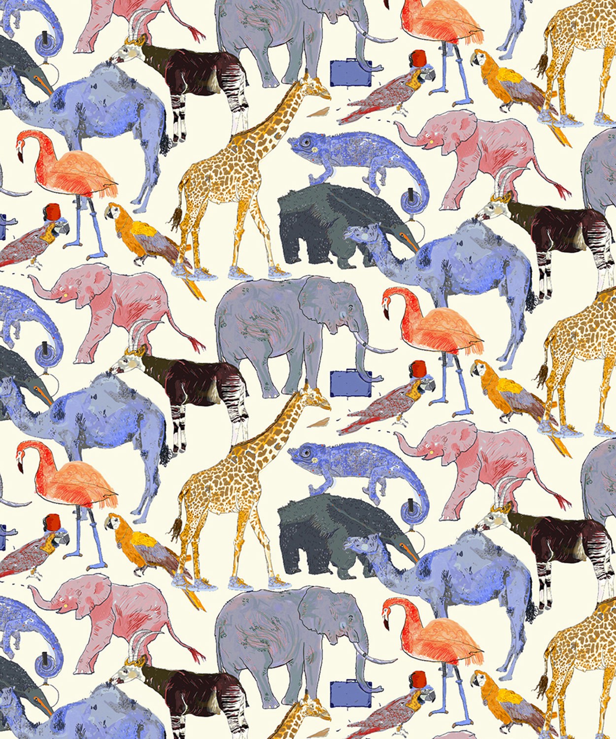 Liberty Fabrics - Queue for the Zoo Tana Lawn™ Cotton image number 0