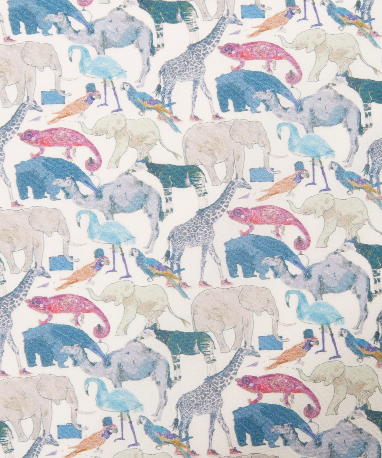 Liberty Fabrics - Queue for the Zoo Tana Lawn™ Cotton