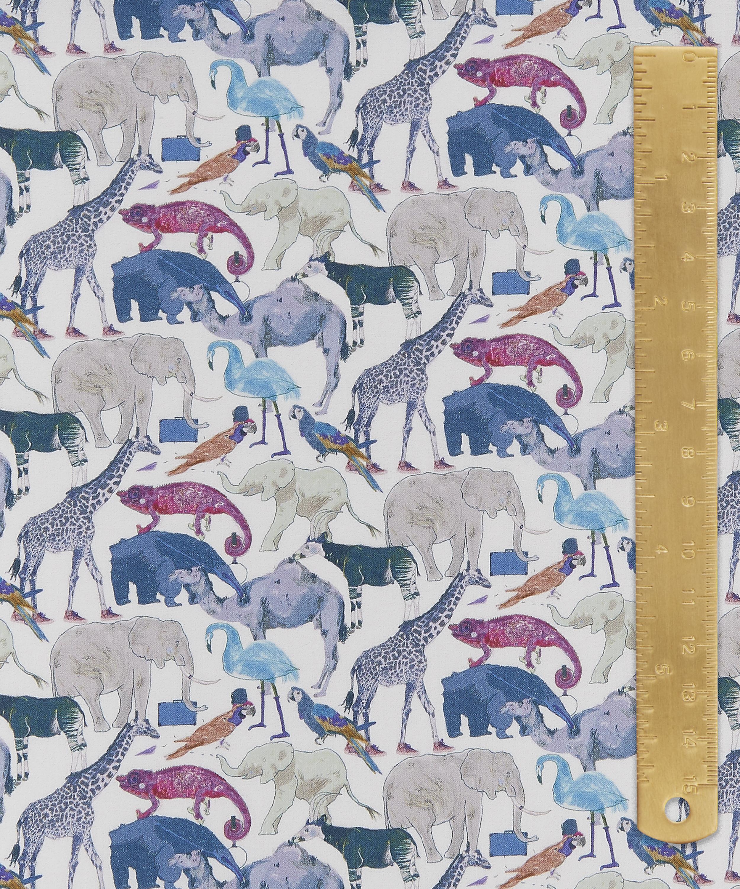 Liberty Fabrics - Queue for the Zoo Tana Lawn™ Cotton image number 4