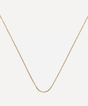 Monica Vinader - Gold Plated Vermeil Silver 18-Inch Fine Oval Box Chain image number 0
