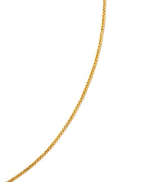 Monica Vinader - Gold Plated Vermeil Silver 18-Inch Fine Oval Box Chain image number 1