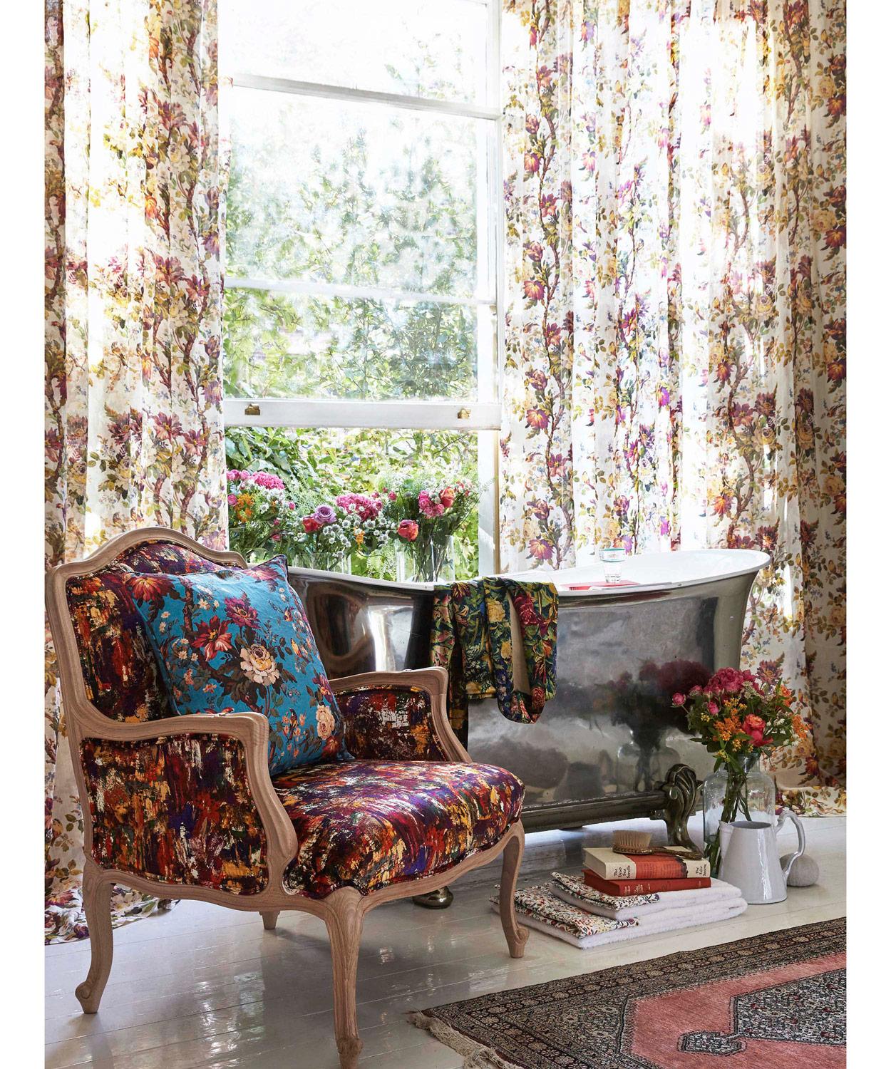 Liberty Fabrics Interiors - Porthmeor Beach Vintage Velvet in Studio image number 1