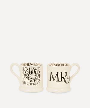 Mr. and Mr. Half Pint Mugs Set of Two