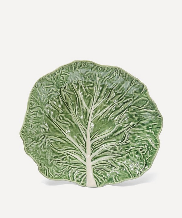 Bordallo Pinheiro - Cabbage Leaf Salad Bowl image number 2