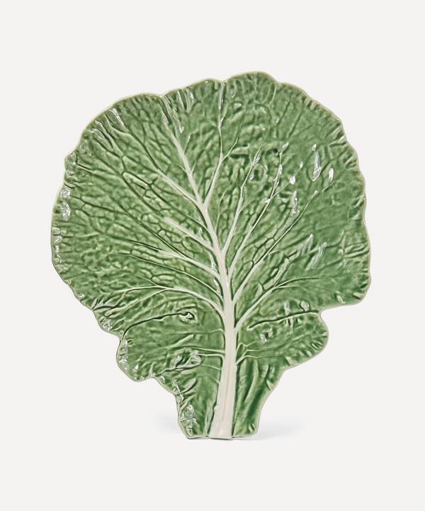 Bordallo Pinheiro - Large Cabbage Leaf Flat Plate image number 0