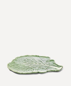 Bordallo Pinheiro - Large Cabbage Leaf Flat Plate image number 1