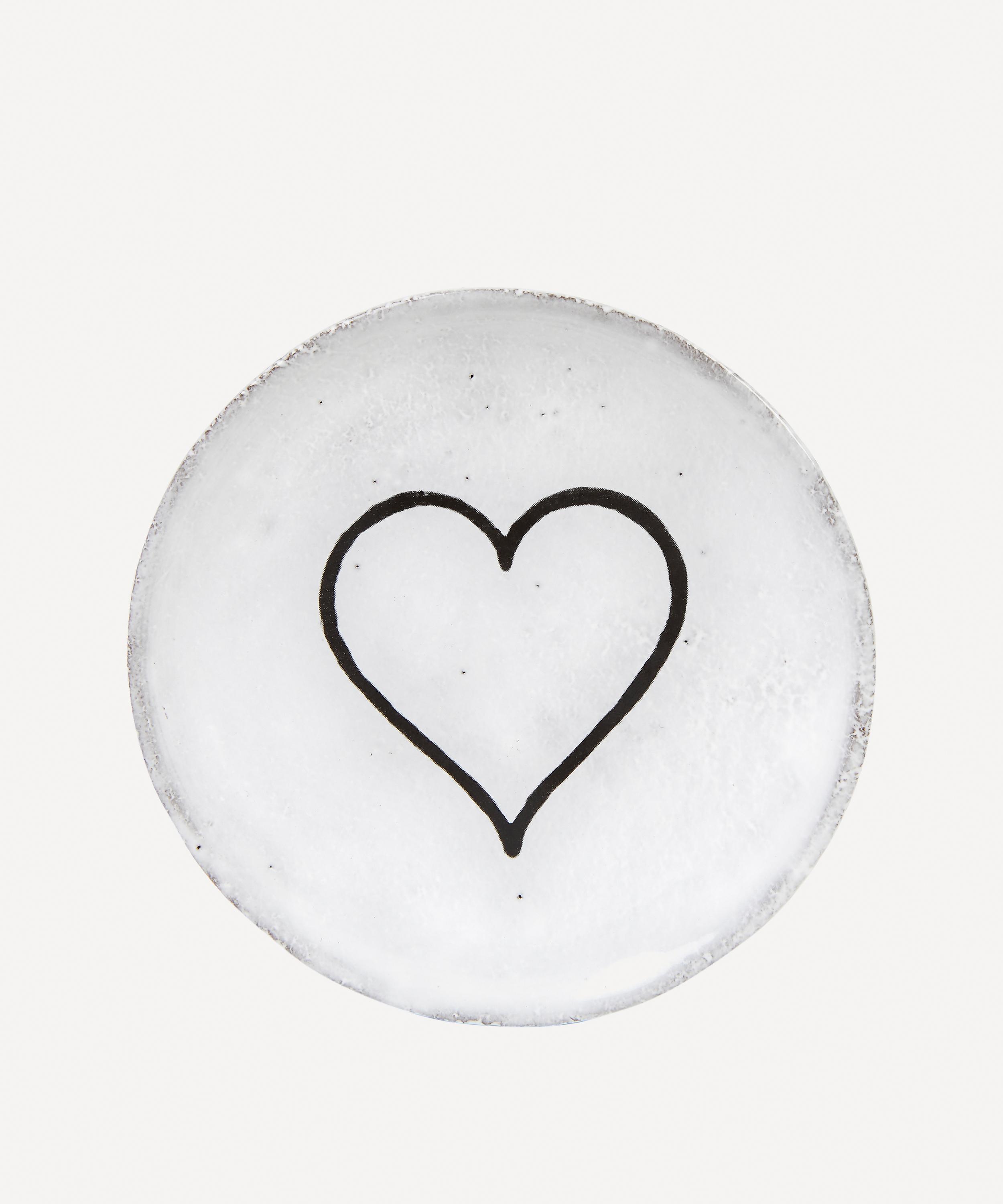 Astier de Villatte - Heart Outline Saucer image number 0