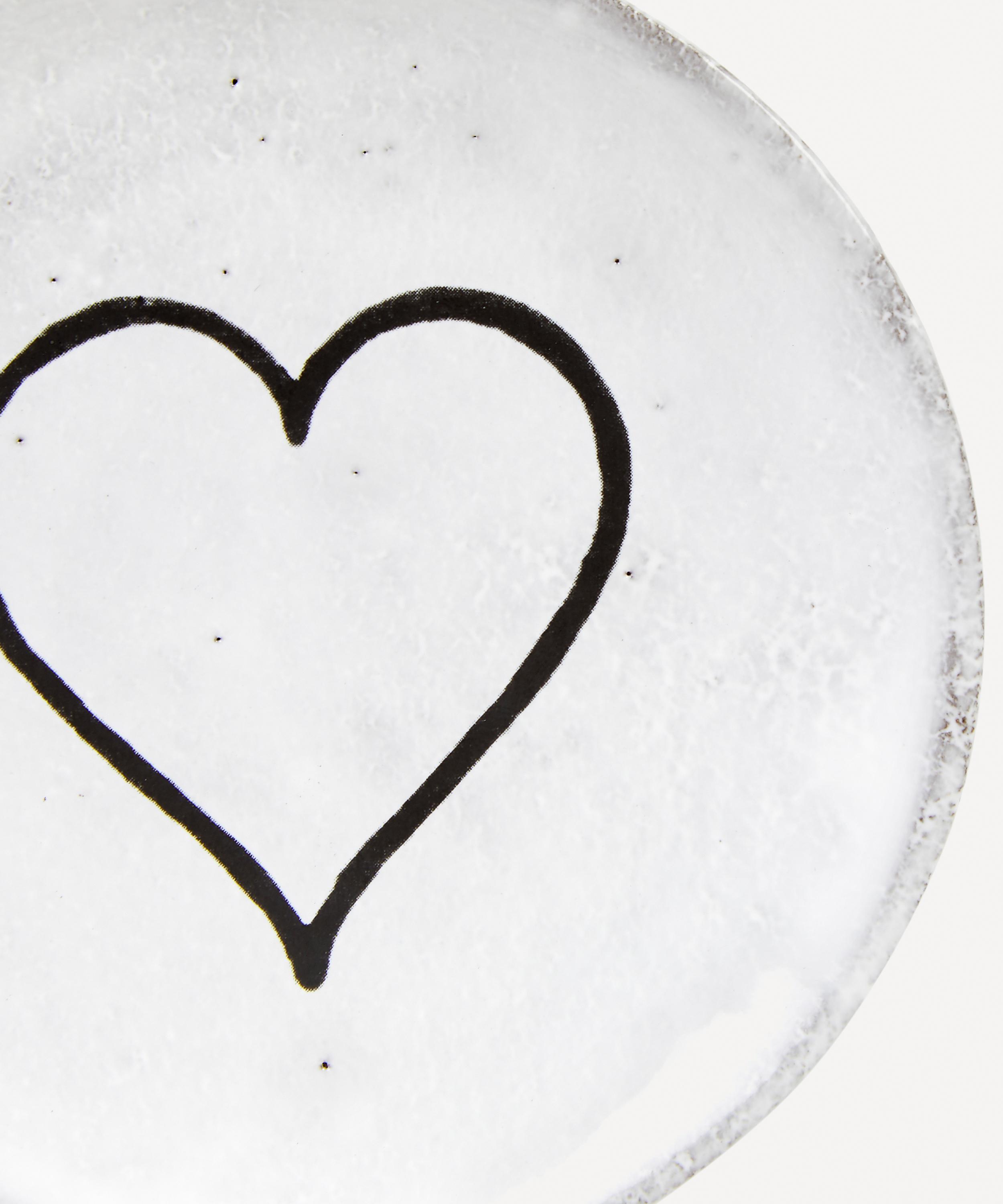 Astier de Villatte Heart Outline Saucer | Liberty