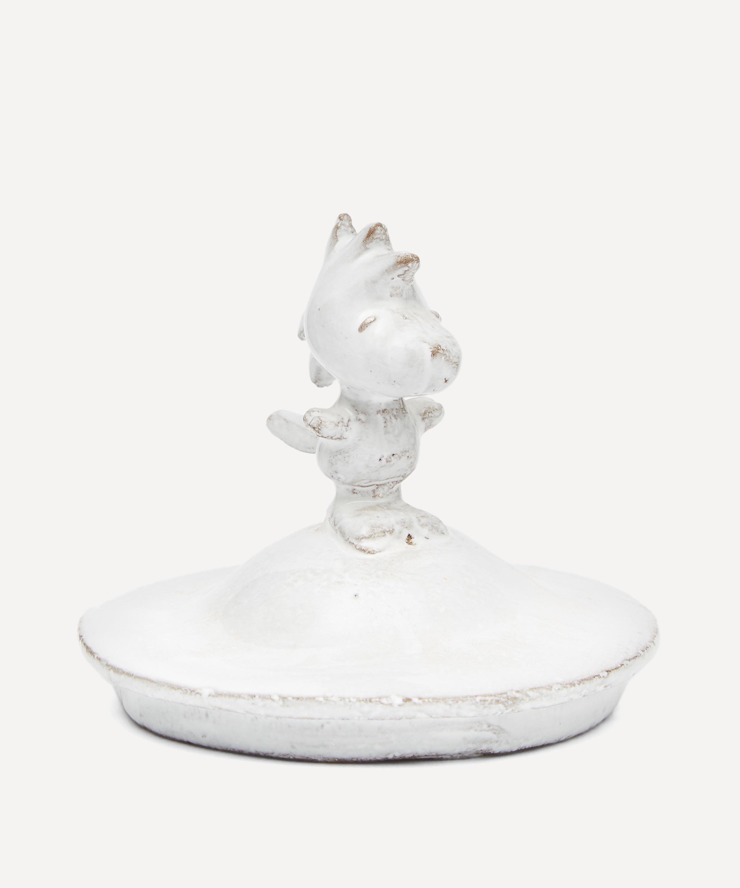 Astier de Villatte - Woodstock Glazed Terracotta Candle Topper image number 1