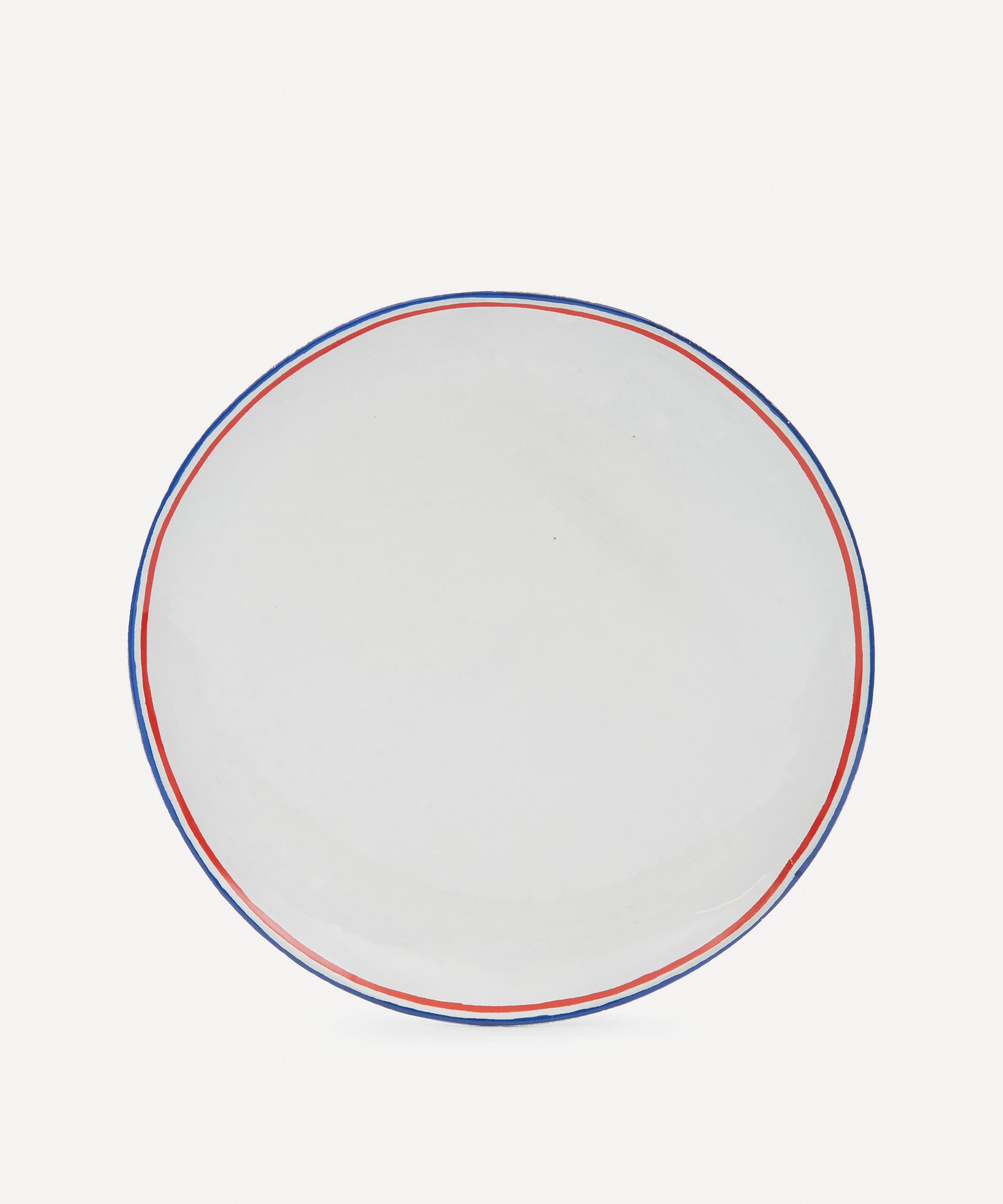 Astier de Villatte Tricolore Dinner Plate | Liberty