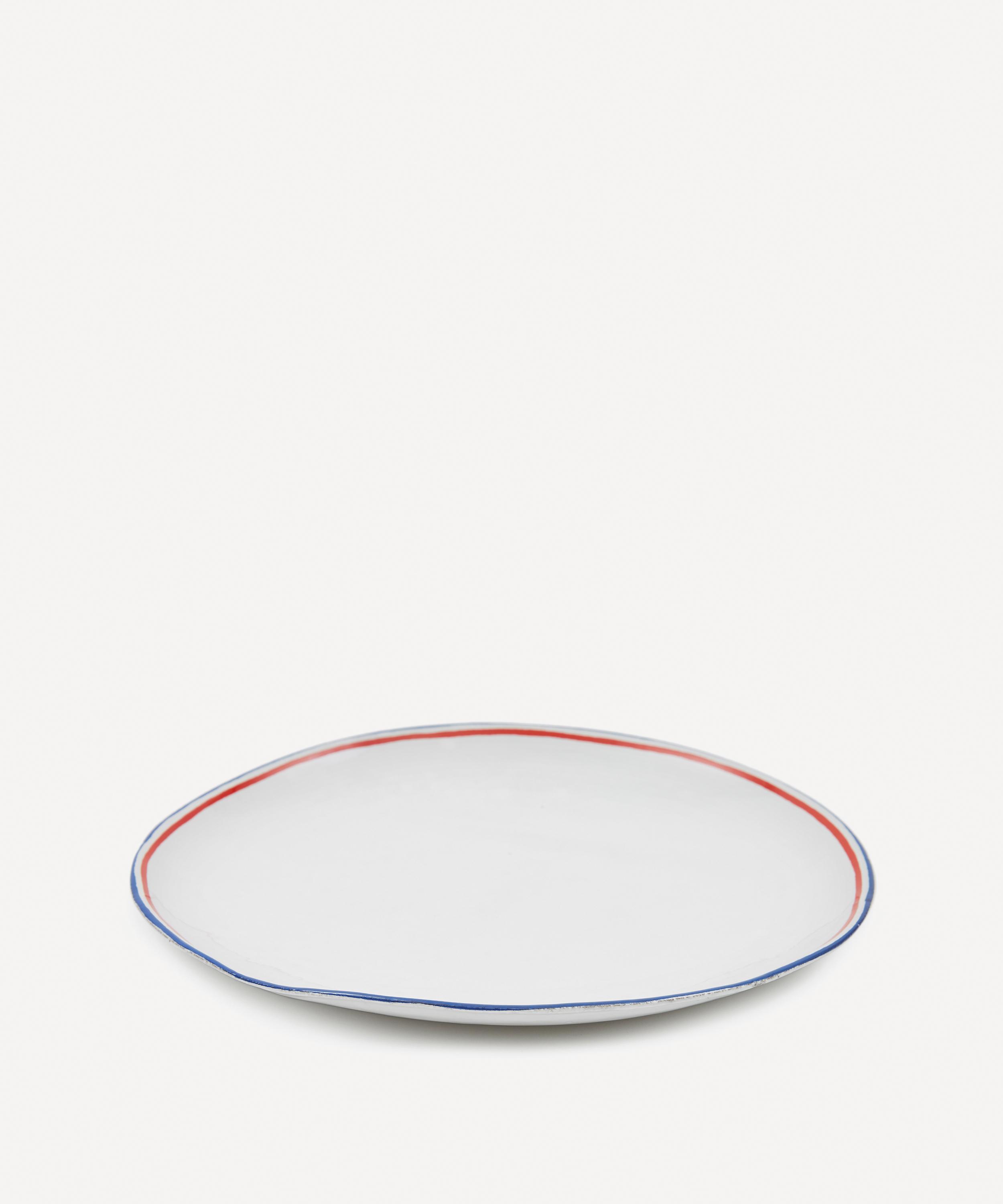 Astier de Villatte Tricolore Dinner Plate | Liberty