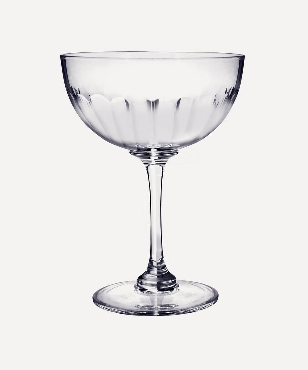 The Vintage List - Set of Six Lens Champagne Coupes