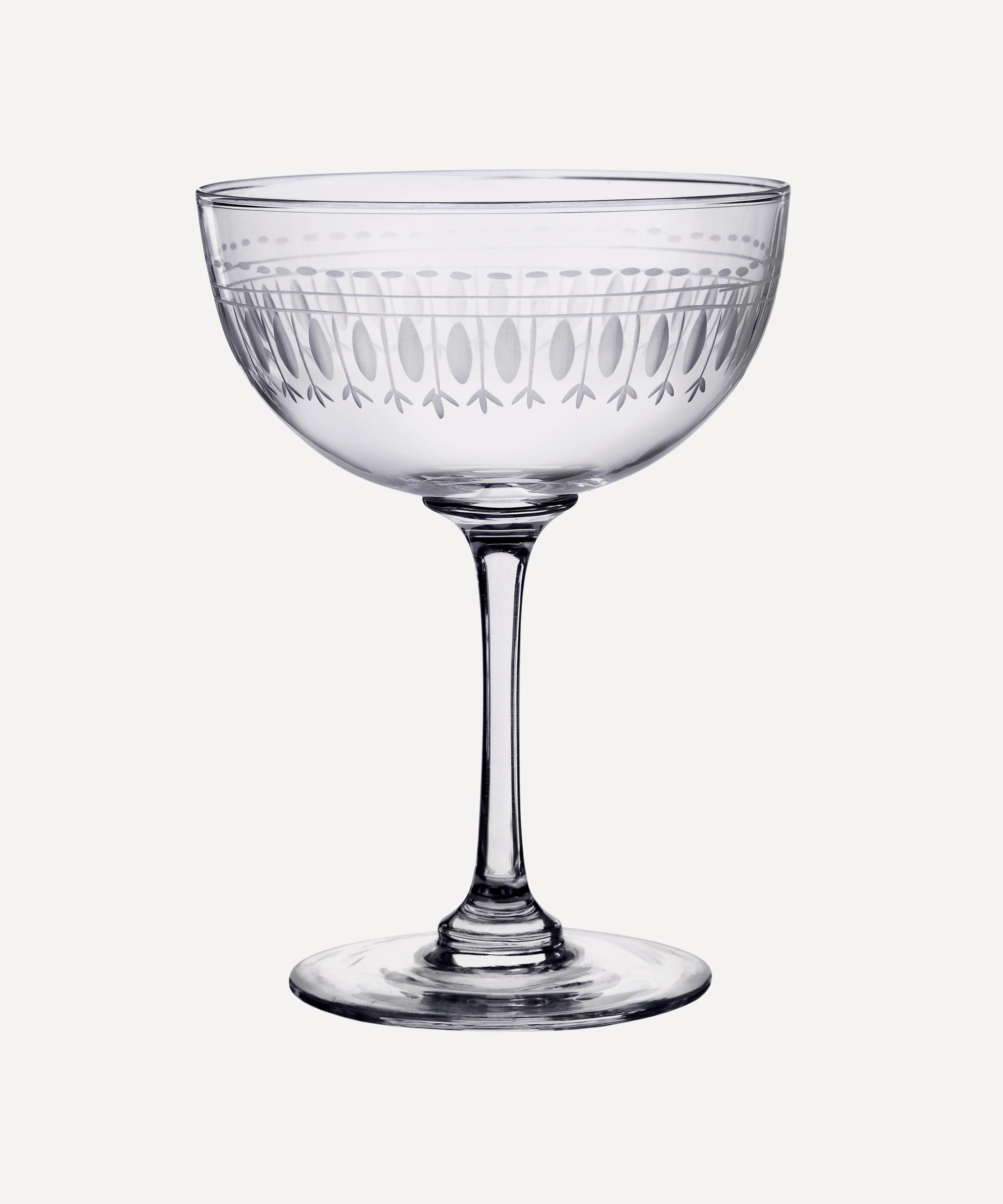 The Vintage List Oval Champagne Coupes Set of Six | Liberty